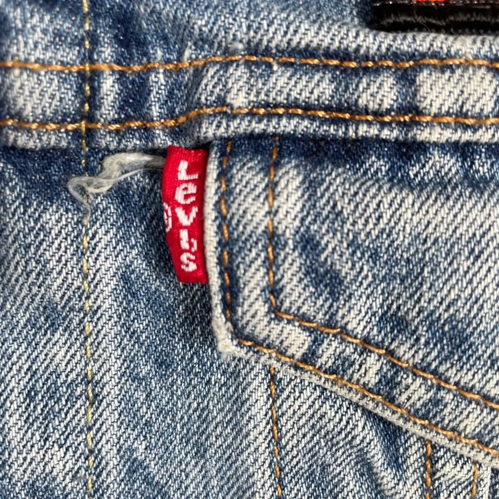 Levi's Denim Jacket Patches Chevrolet Plant‎ Security The Forgotten Majority L - Picture 6 of 8